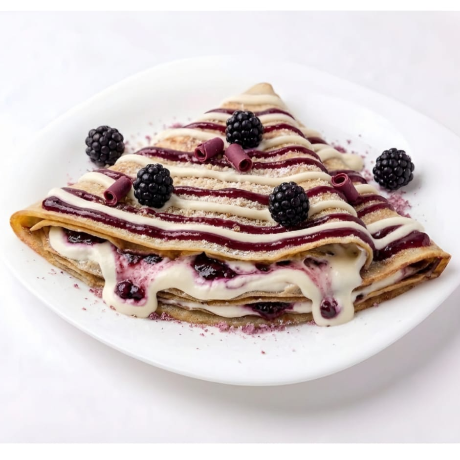 Crepa de QUESO CON ZARZAMORA