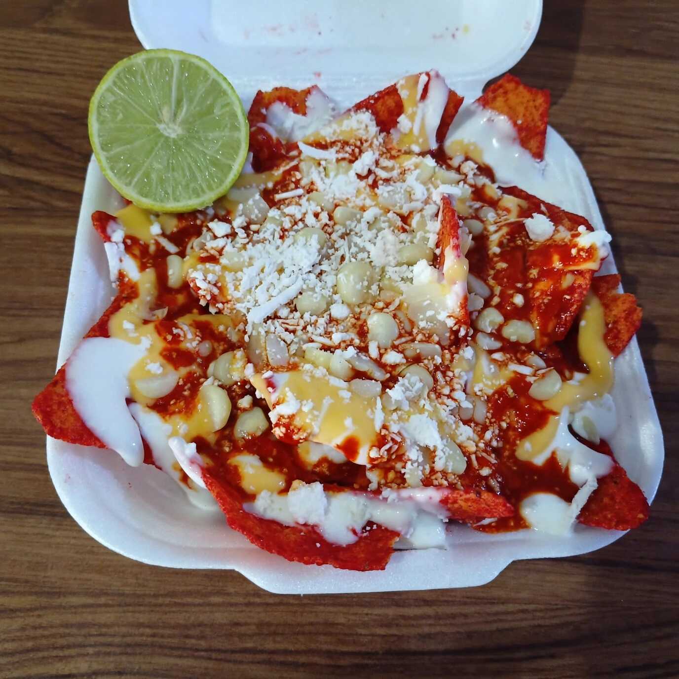 Charolita de Elote con Papas