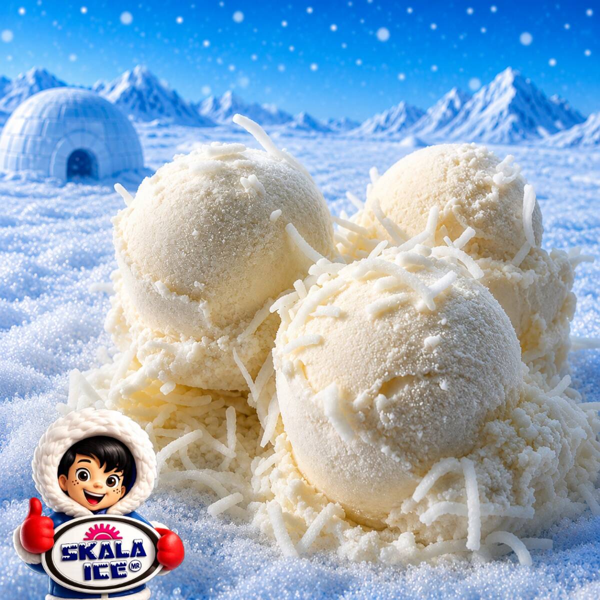 Helado de Coco 1/2 Litro