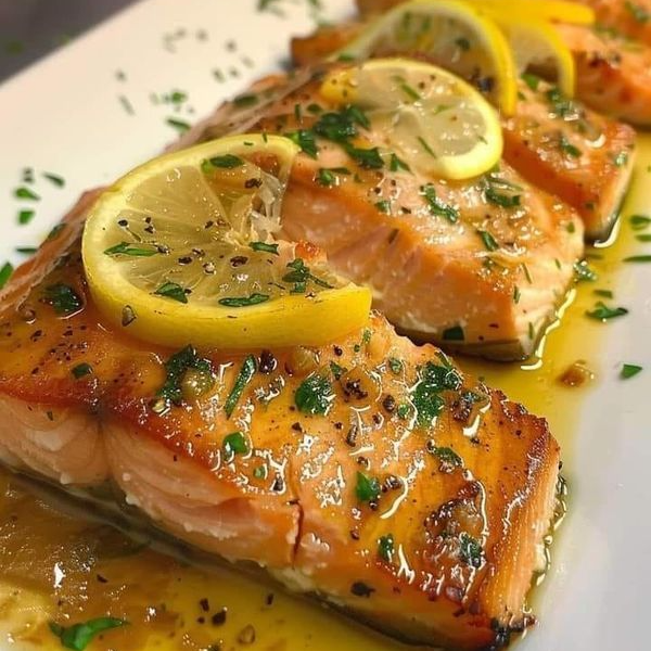 SALMÓN AL AJILLO