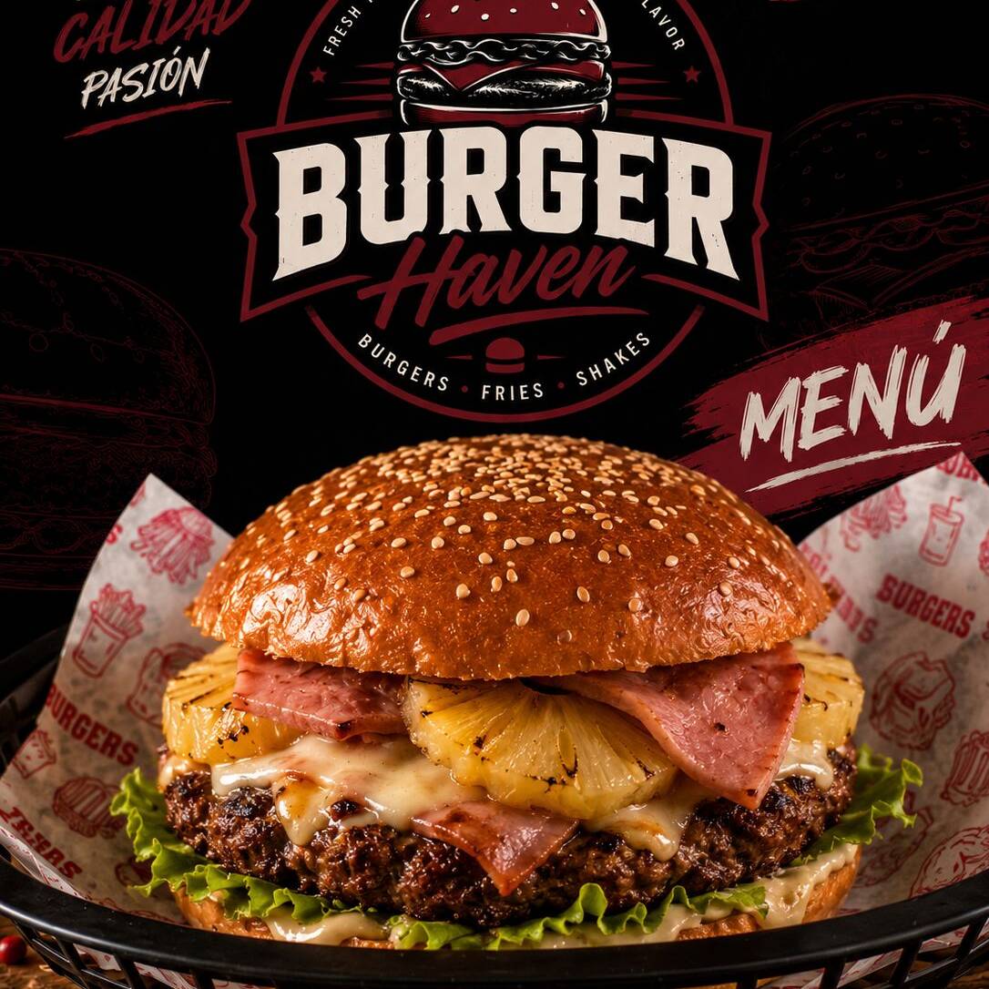 Hamburguesa Hawaiana
