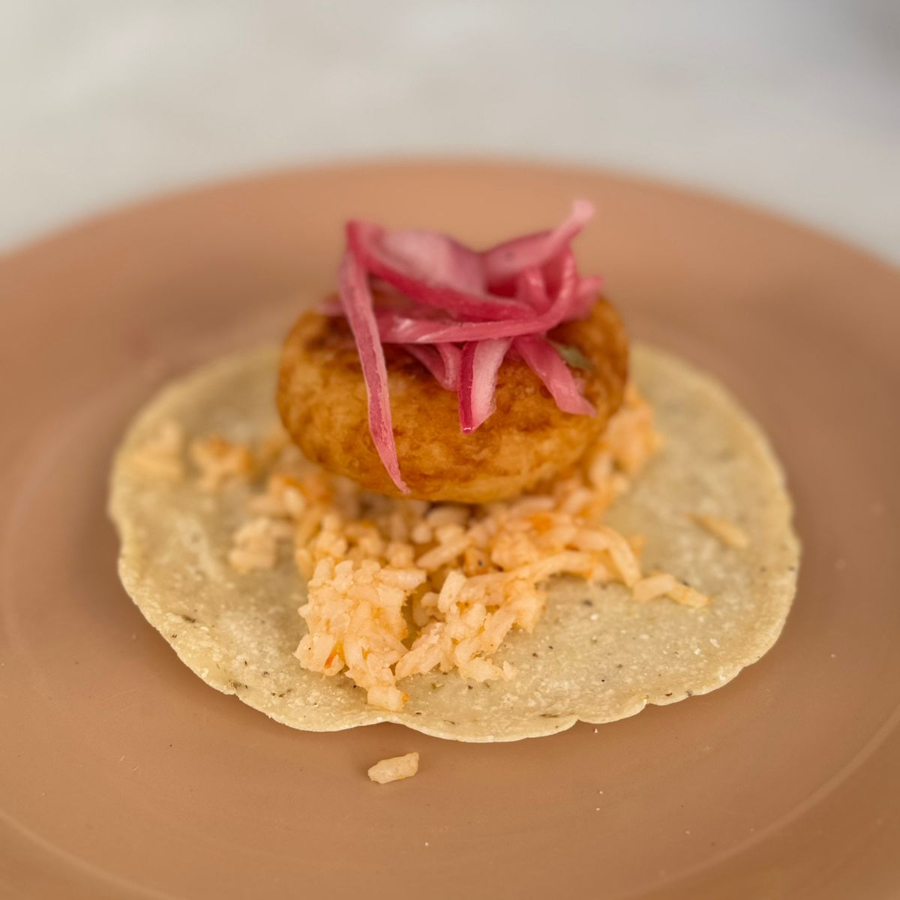 Taco De Tortita De Papa