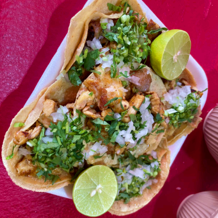 ORDEN DE 5 TACOS DE POLLO