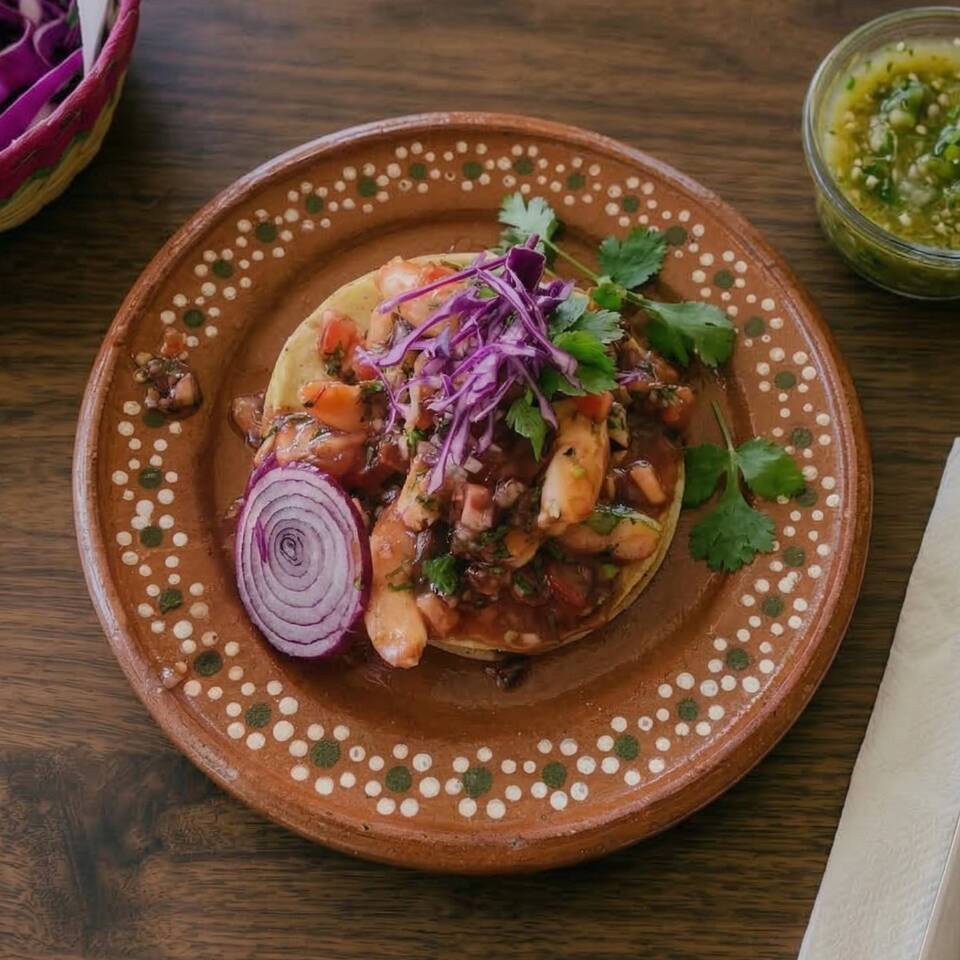 Tostada de Camarón
