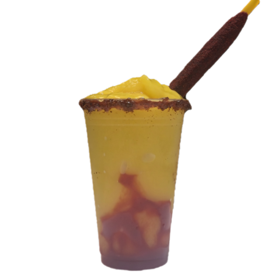 Frappé de mango con chamoy