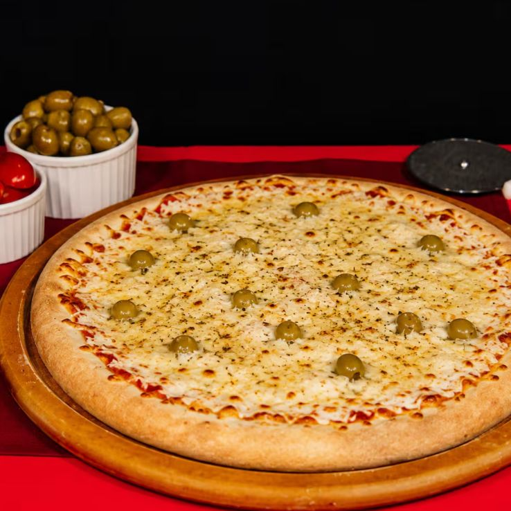 mussarela, requeijão cremoso, provolone e parmesão