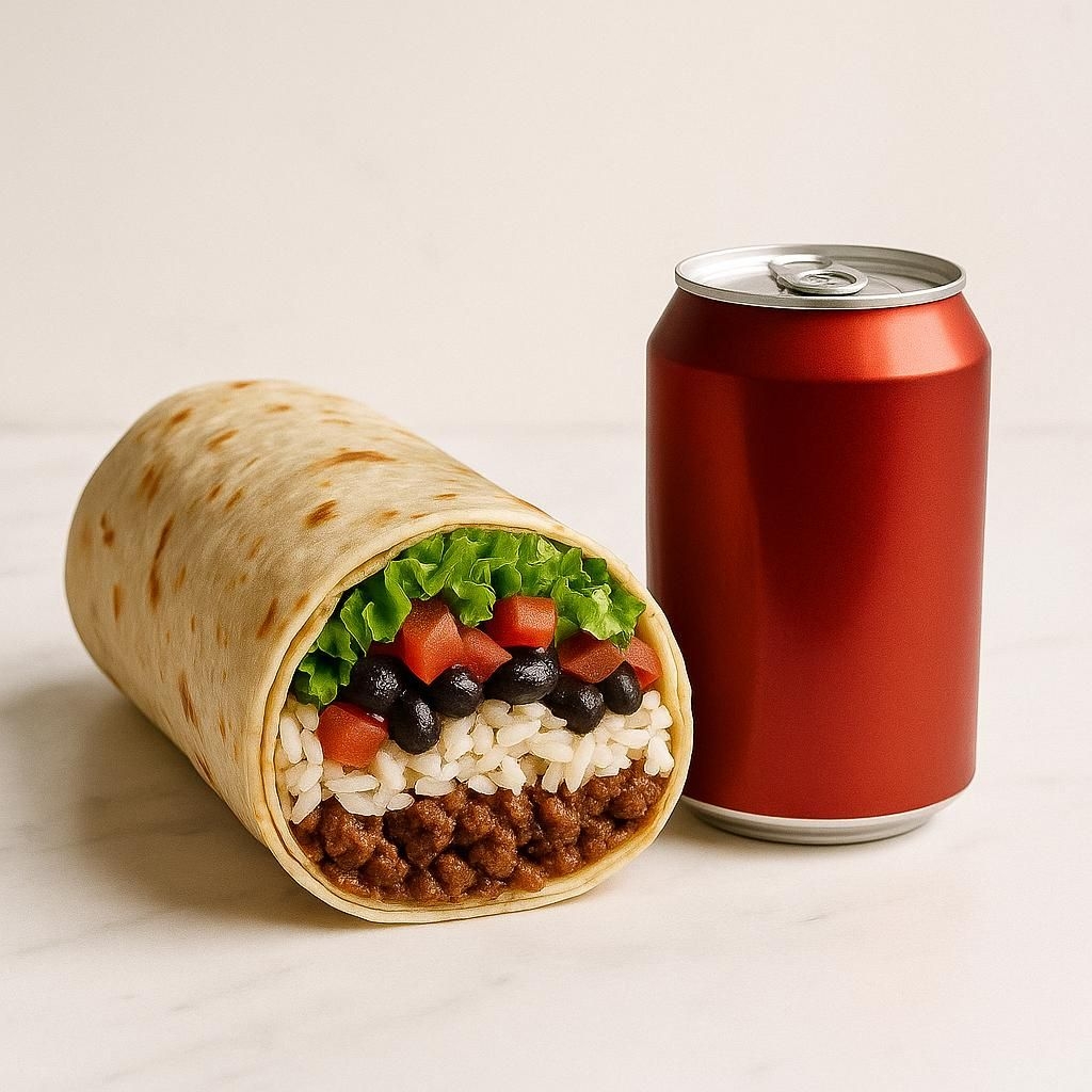 Combo Burrito más Bebida