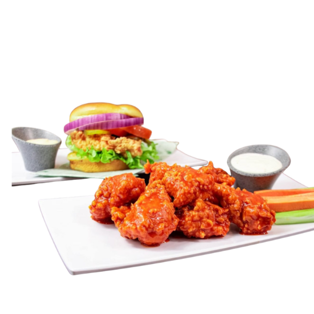Spicy Sandwich + Boneless 350 Gr +  Potato Fries