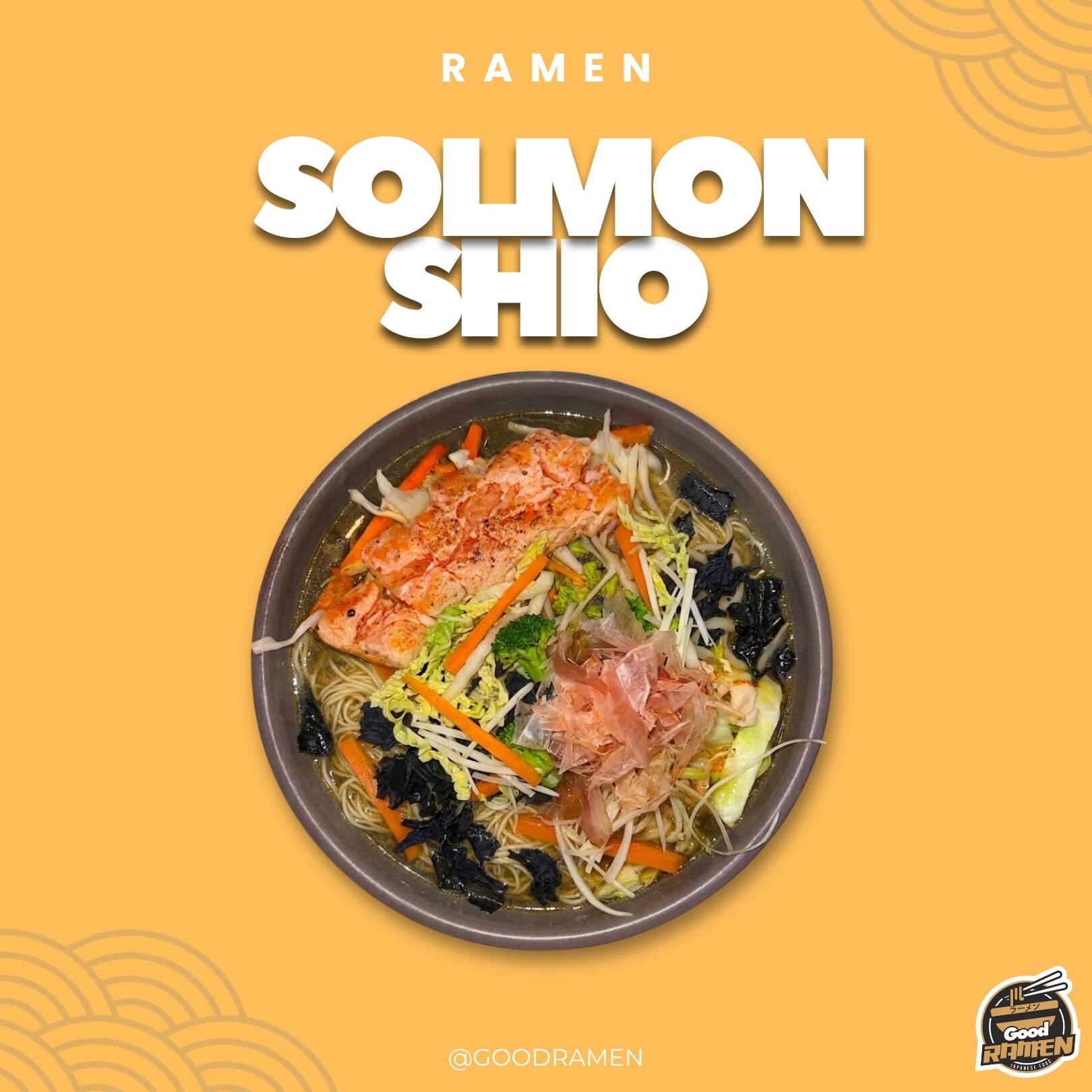 Salmón Shio Ramen