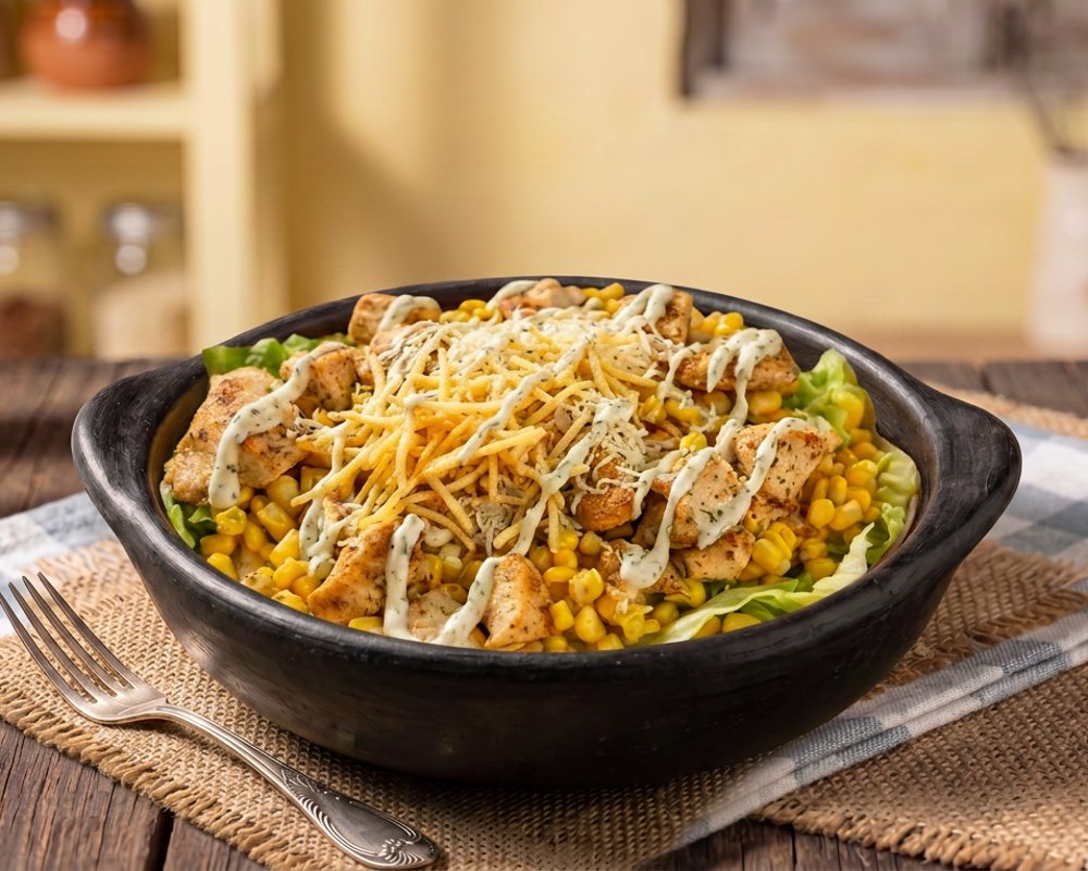 Mazorcada de pollo Chimichurri