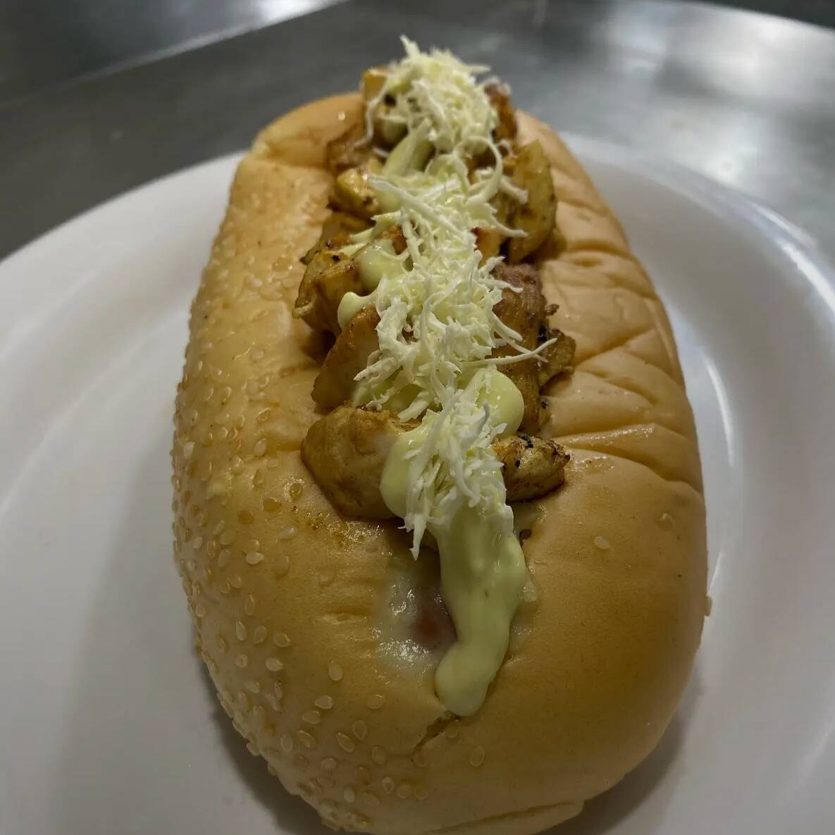 Perro Pollo Gratinado