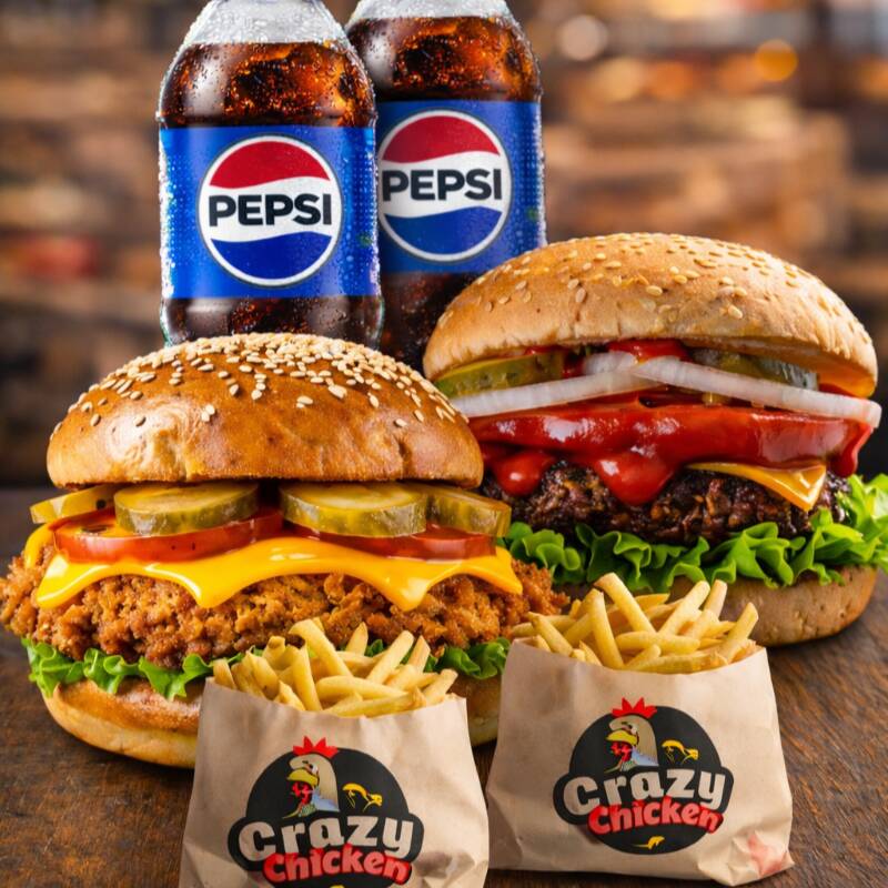 PARA DOS 2 HAMBURGUESAS + 2 PAPAS + 2 REFRESCOS