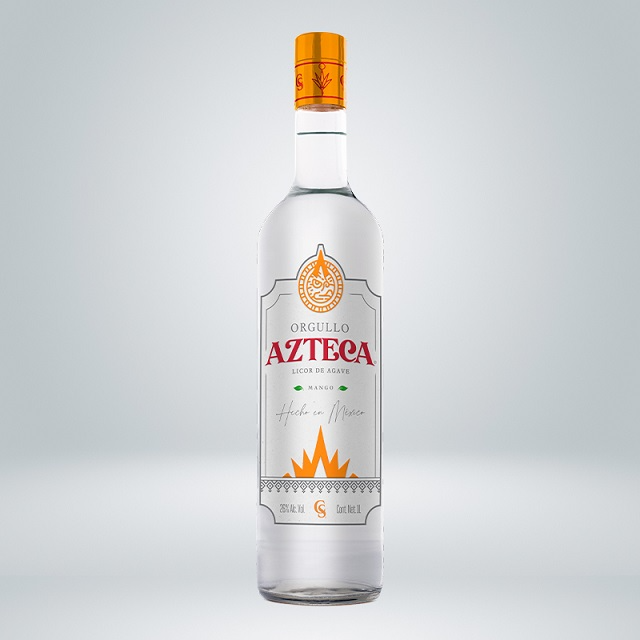 Licor De Agave Orgullo Azteca Mango 1000 Ml