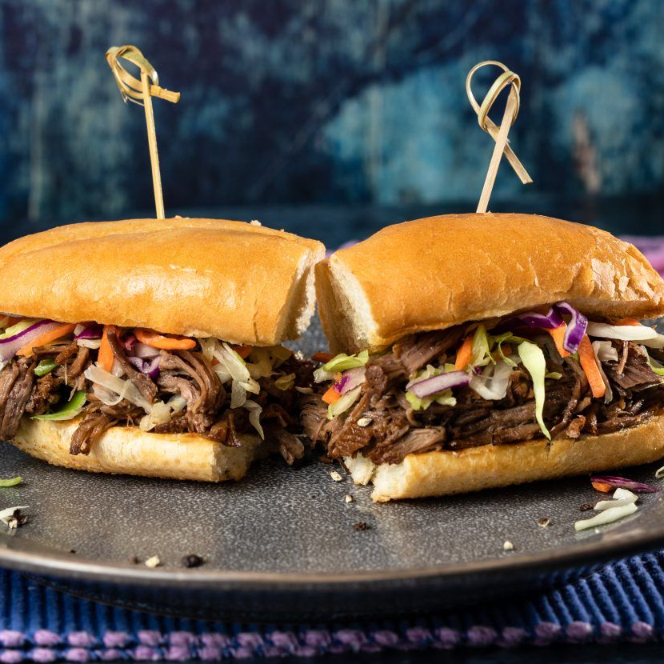 lonche de barbacoa