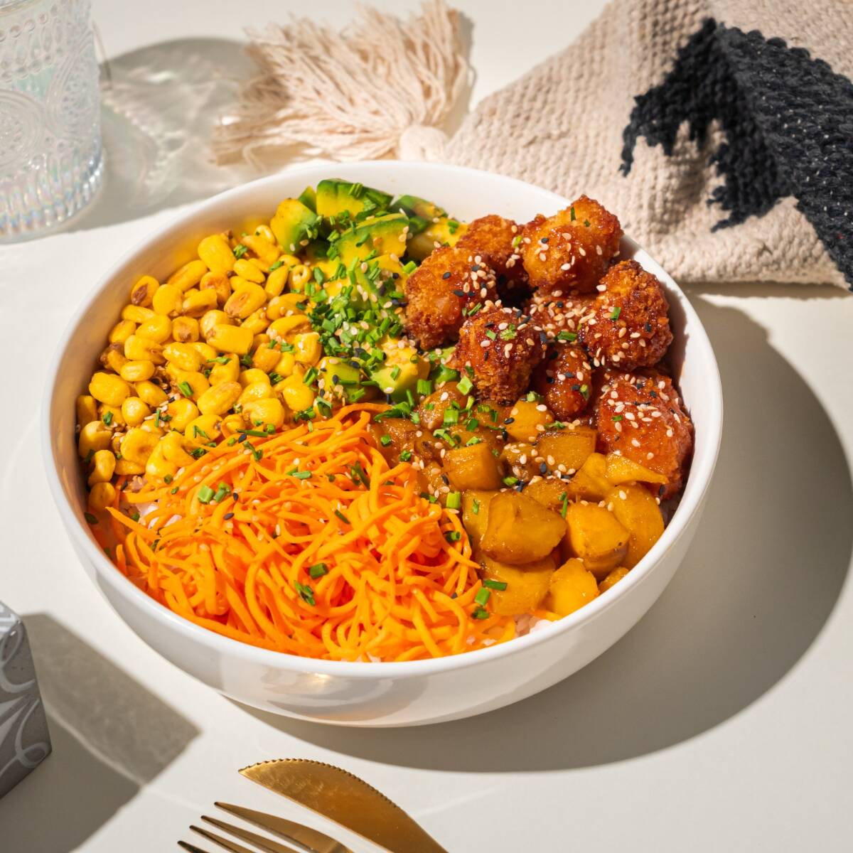 Bowl Poke Pollo Agridulce