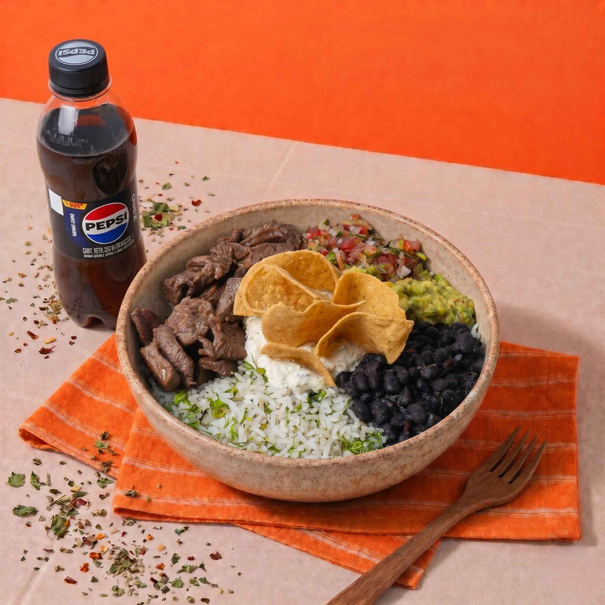 Combo Menú Mexicano Carne Bowl