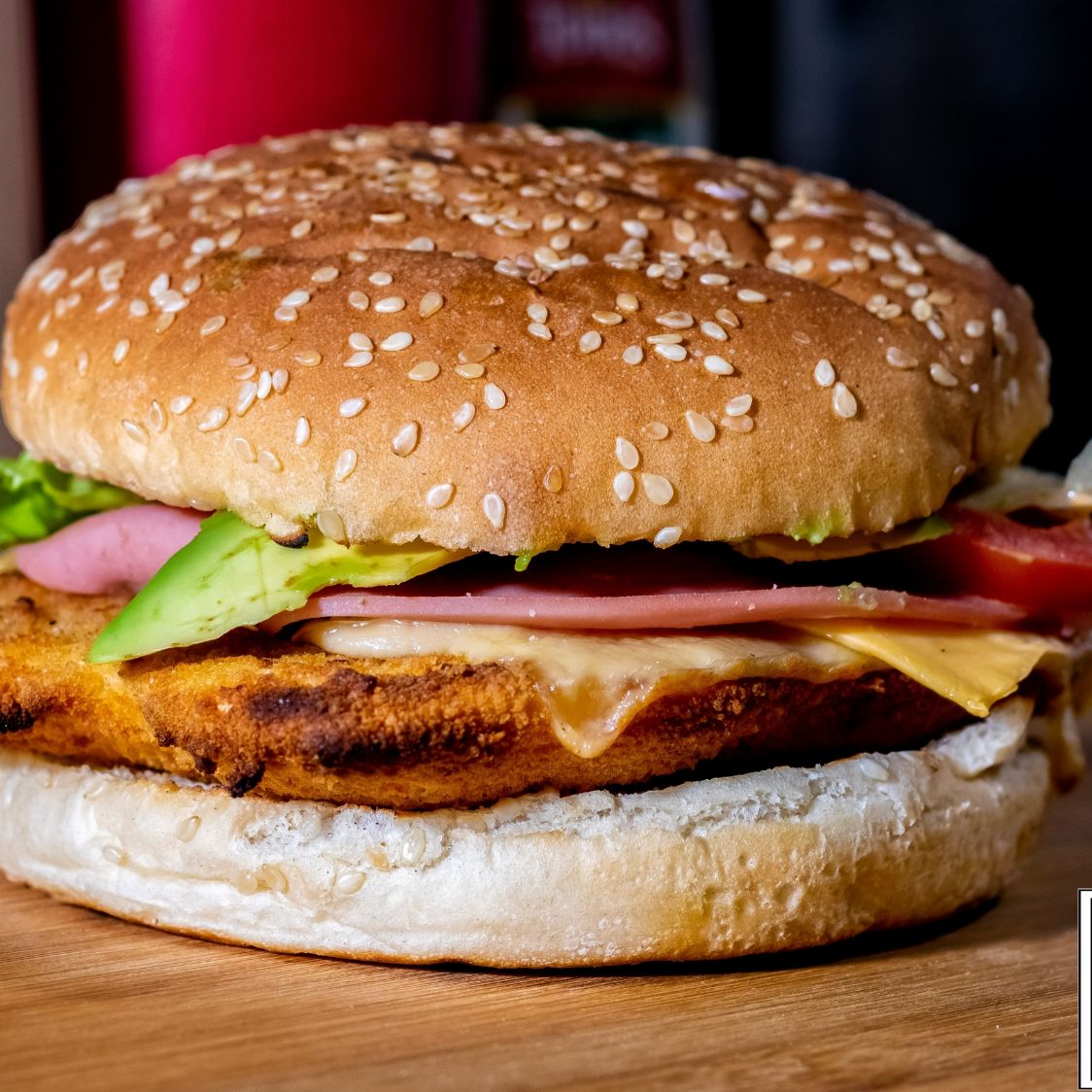 Hamburguesa Pechuga de Pollo Empanizada