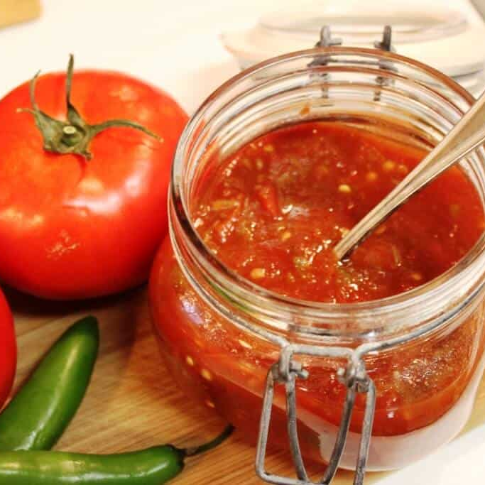 VASO DE SALSA ROJA PICOSITA(ESPECIAL DE LA CASA)
