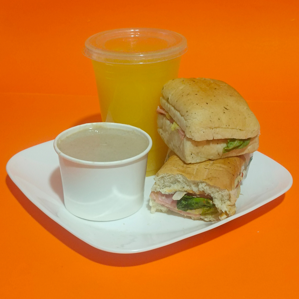 Combo 2 Sandwich / Wrap + Crema + Bebida