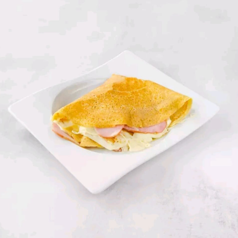 Crepa de peperoni con queso