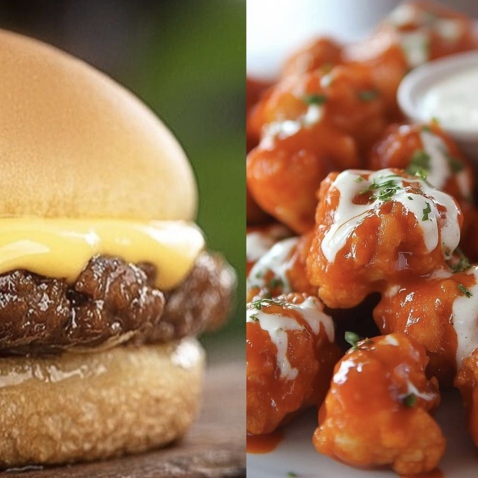 Hamburguesa Smash Boneless y Papas