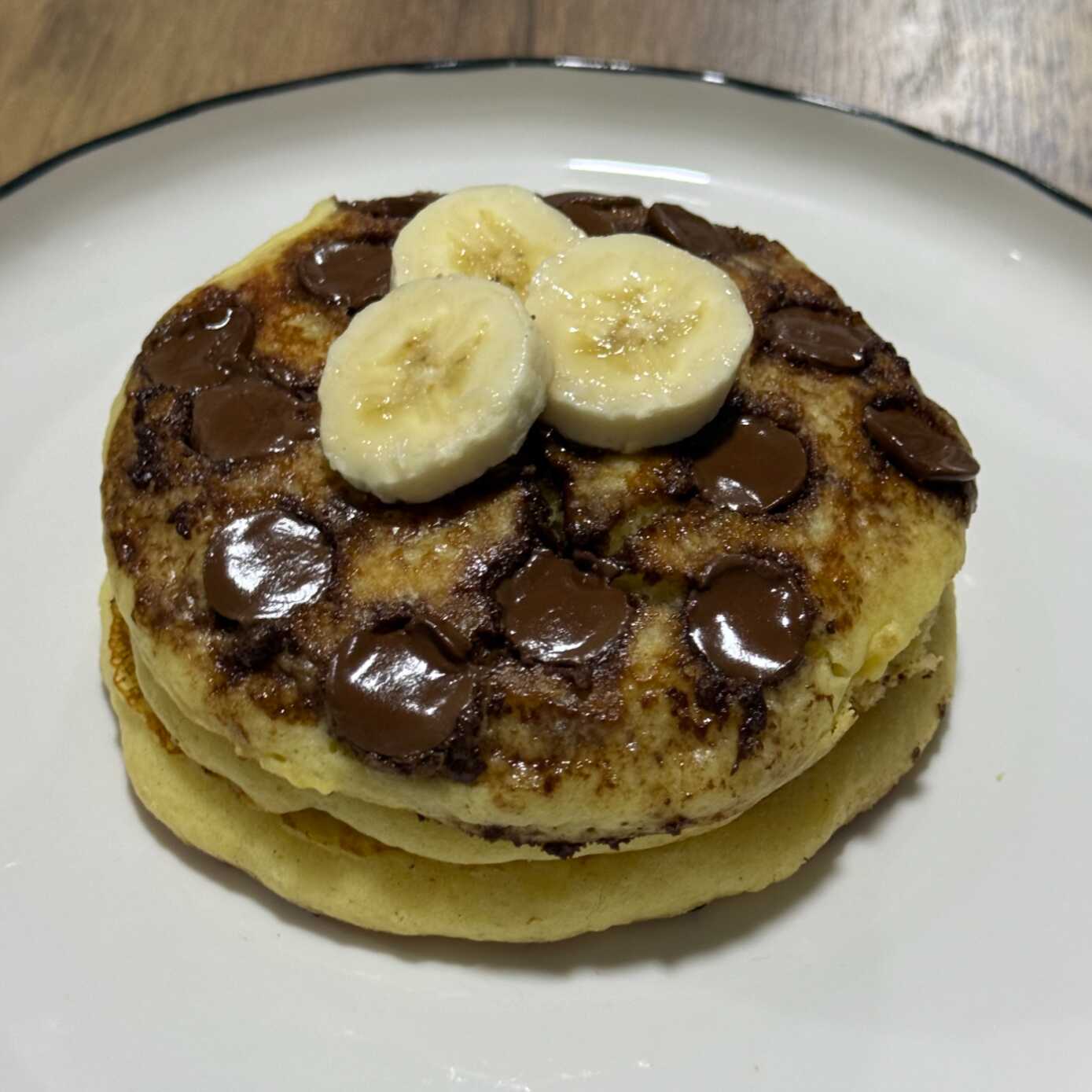 Pancakes con Chispas de Chocolate 3 piezas