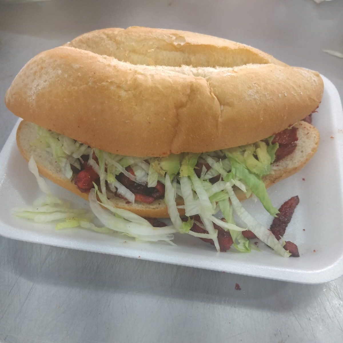 Tortas de bistec o trompo