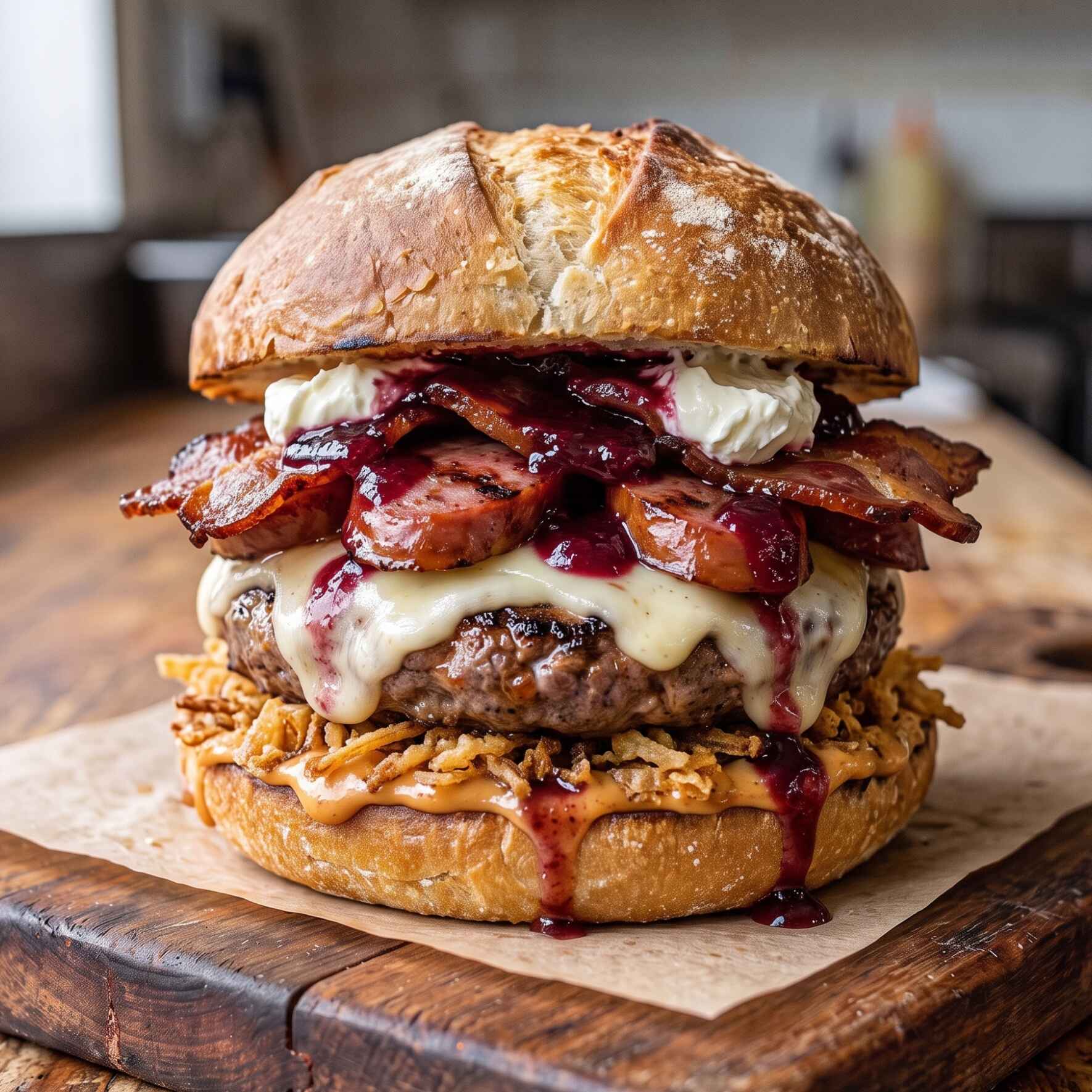 Premium Crispi Sweet Burger