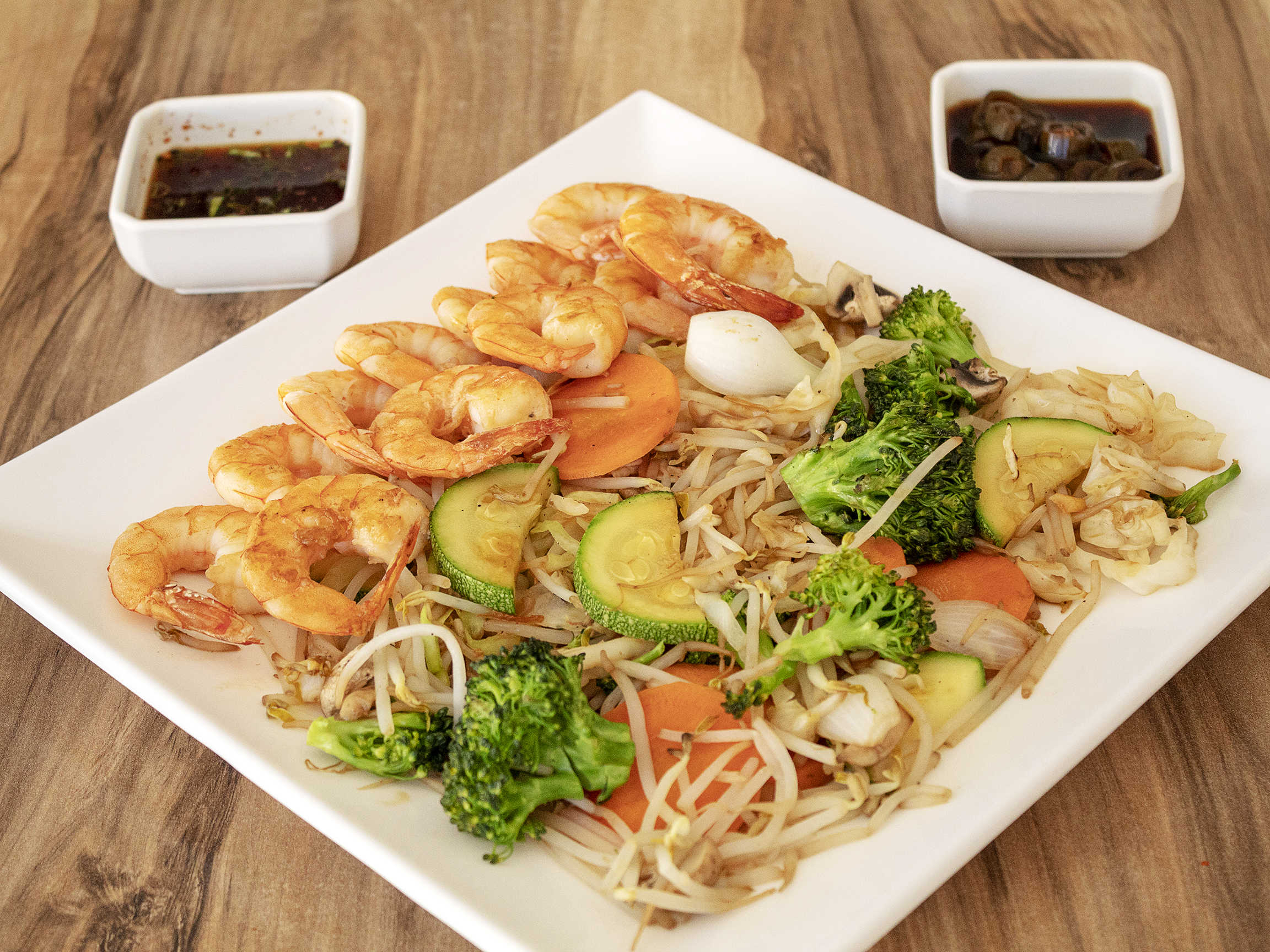 Teppanyaki con Camarón