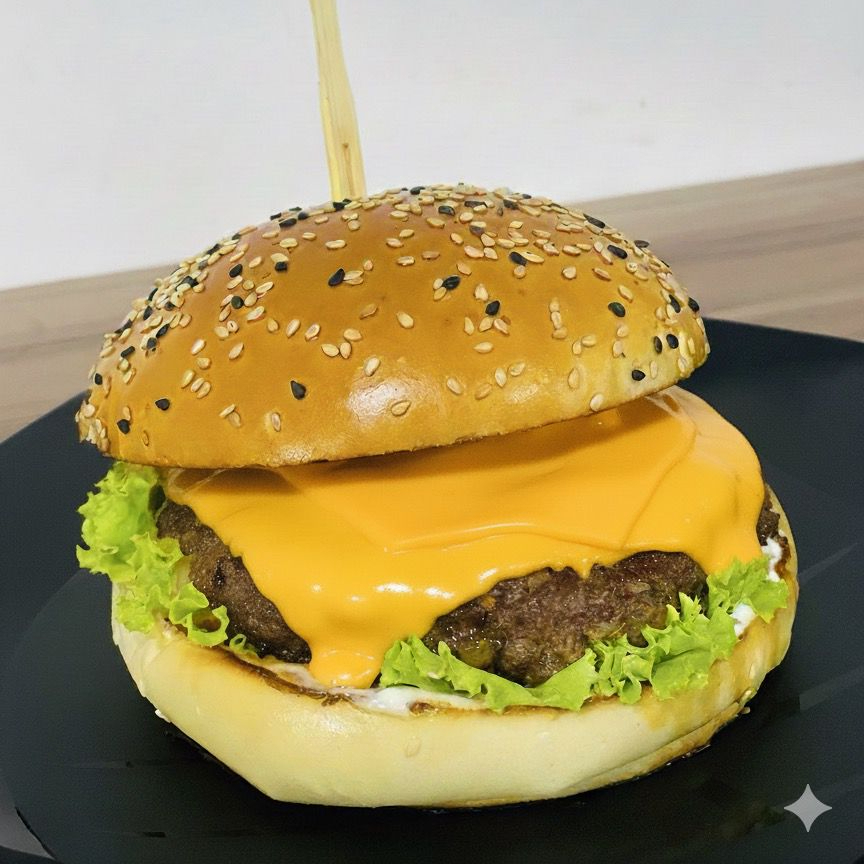 Blend de 120G , Cheddar, Molho Barbecue