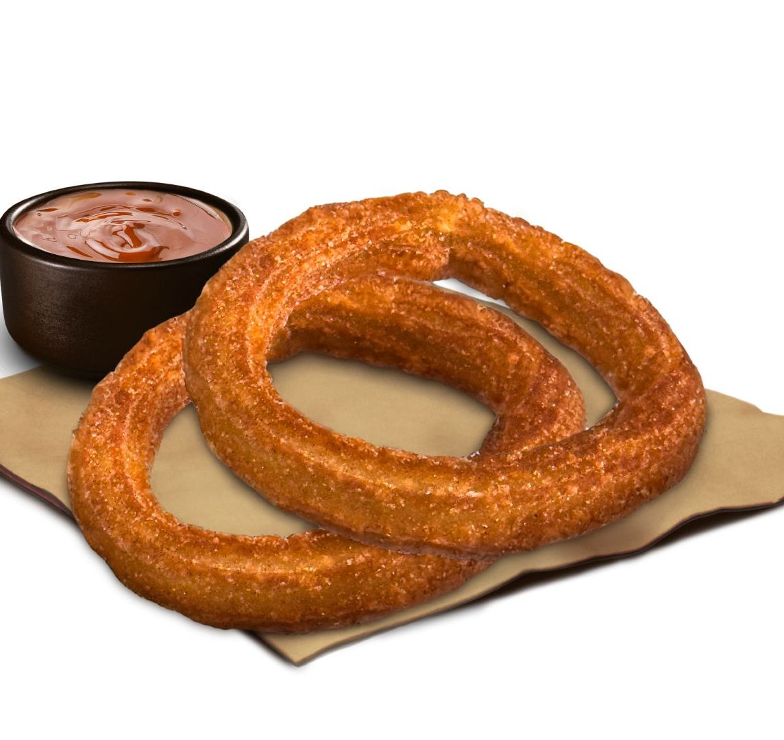 2 Churros Donas con Caramelo