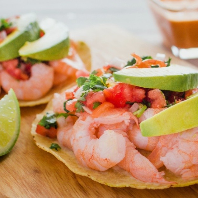 Tostadas de Camarón