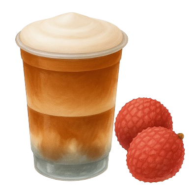 Lychee Cloud Latte