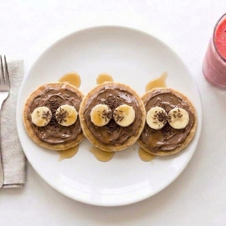 Hot Cakes con Nutella 3 pzas