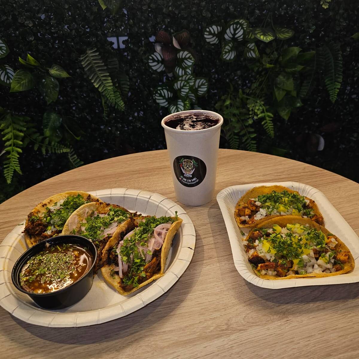 Combo 3-Tacos X2 Birria- X3 Pastor-1 Bebida