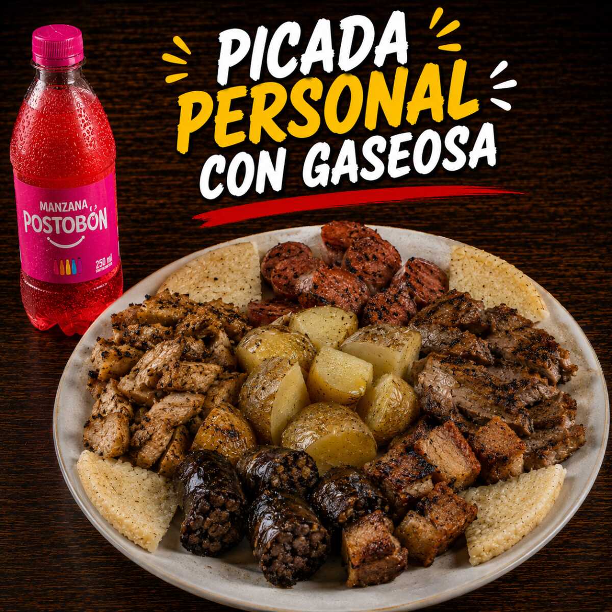 Picada Personal + Gaseosa 260Ml
