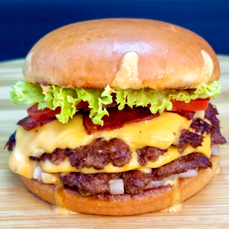 Combo de 2 Doble Bacon + 2 Papitas (para dos )