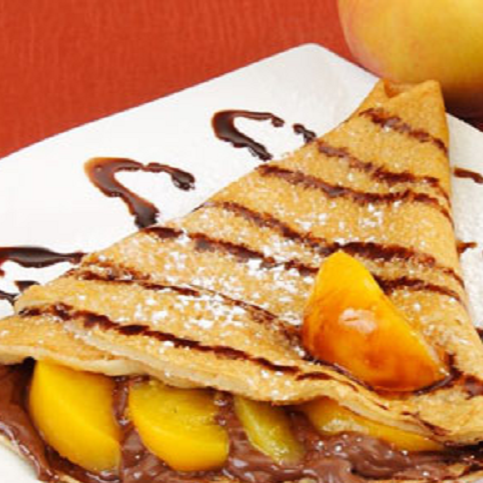 Crepa de Durazno y Nutella