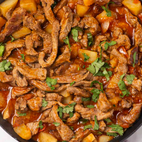 Taco de Bistec Ranchero