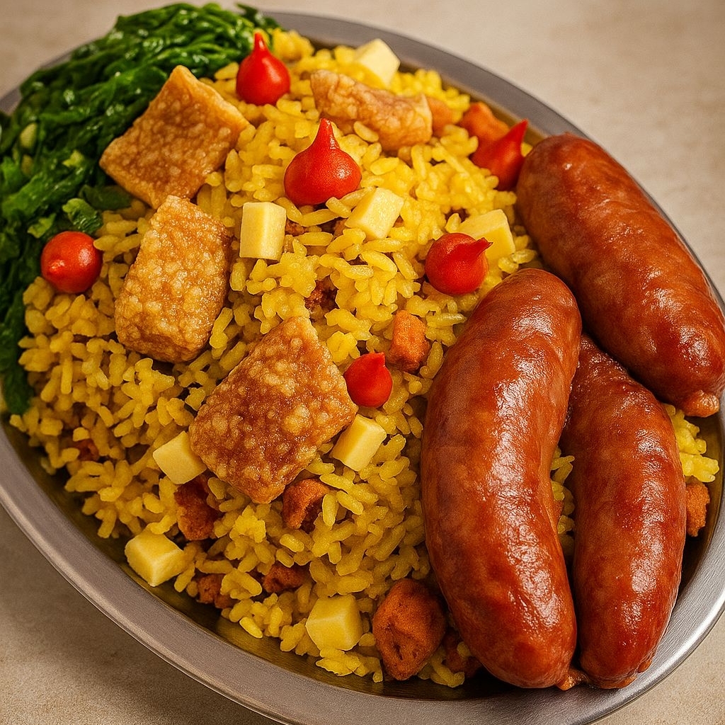 ACOMPANHA : COUVE REFOGADA, TORRESMO, FAROFA,TOSCANA OU BISTECA. (COLOCAR NA OBS PFVR!)