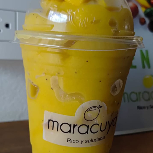 Frappe de Mango Maracuyá