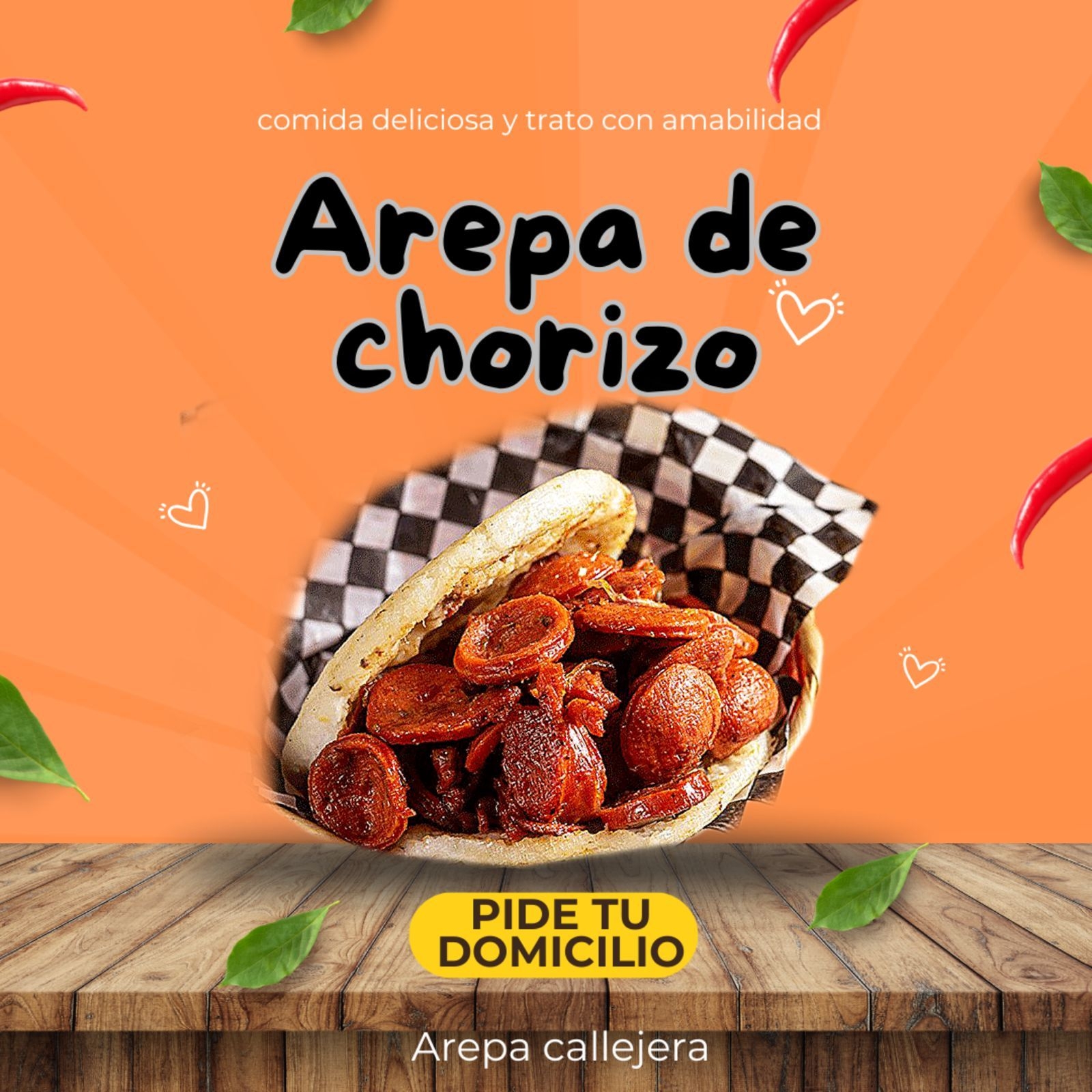 Arepa de Chorizo