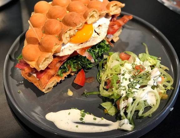 Bacon & Egg Waffle