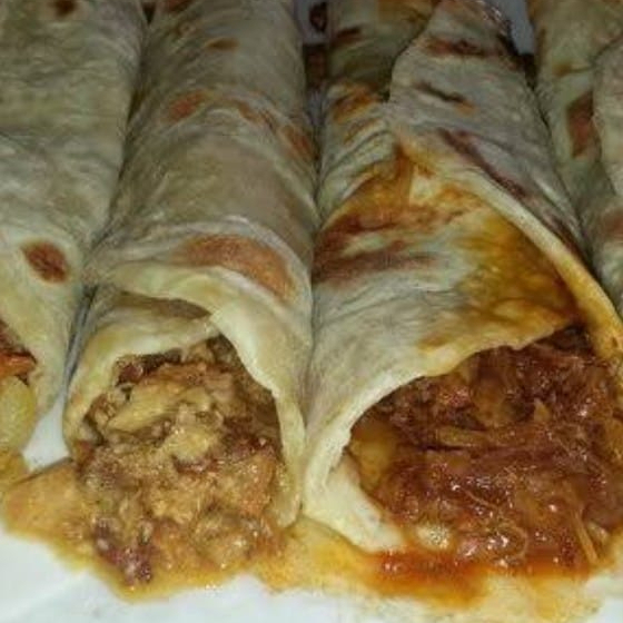 Burritos de Frijol con Queso