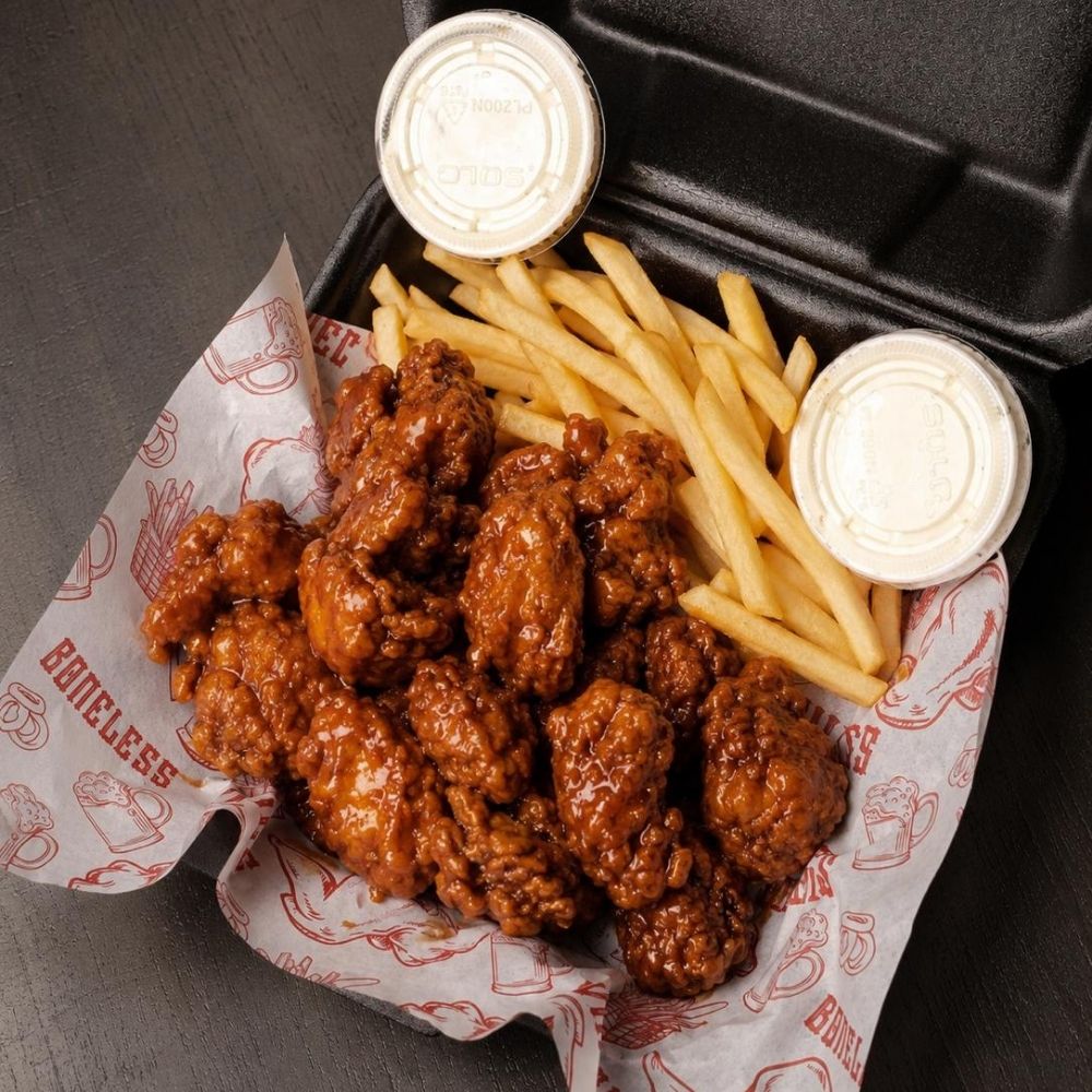 Boneless 500-600 gr + Papas