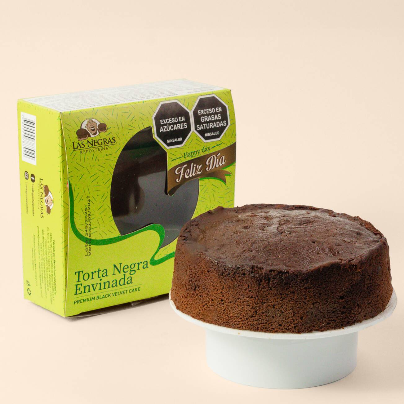 Torta Negra Envinada 12 Porciones
