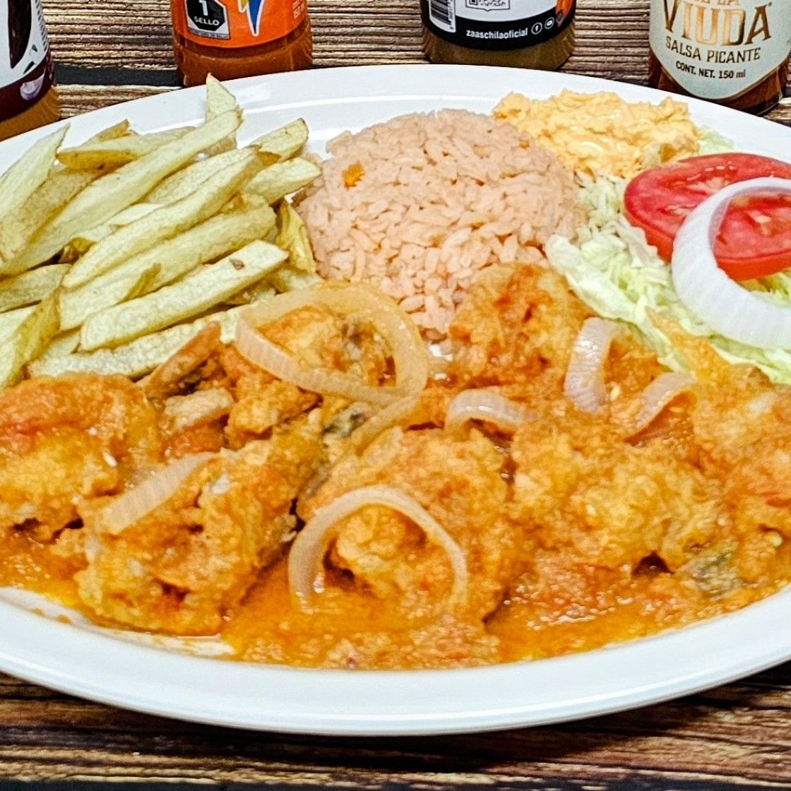 CAMARONES RANCHEROS CON 7