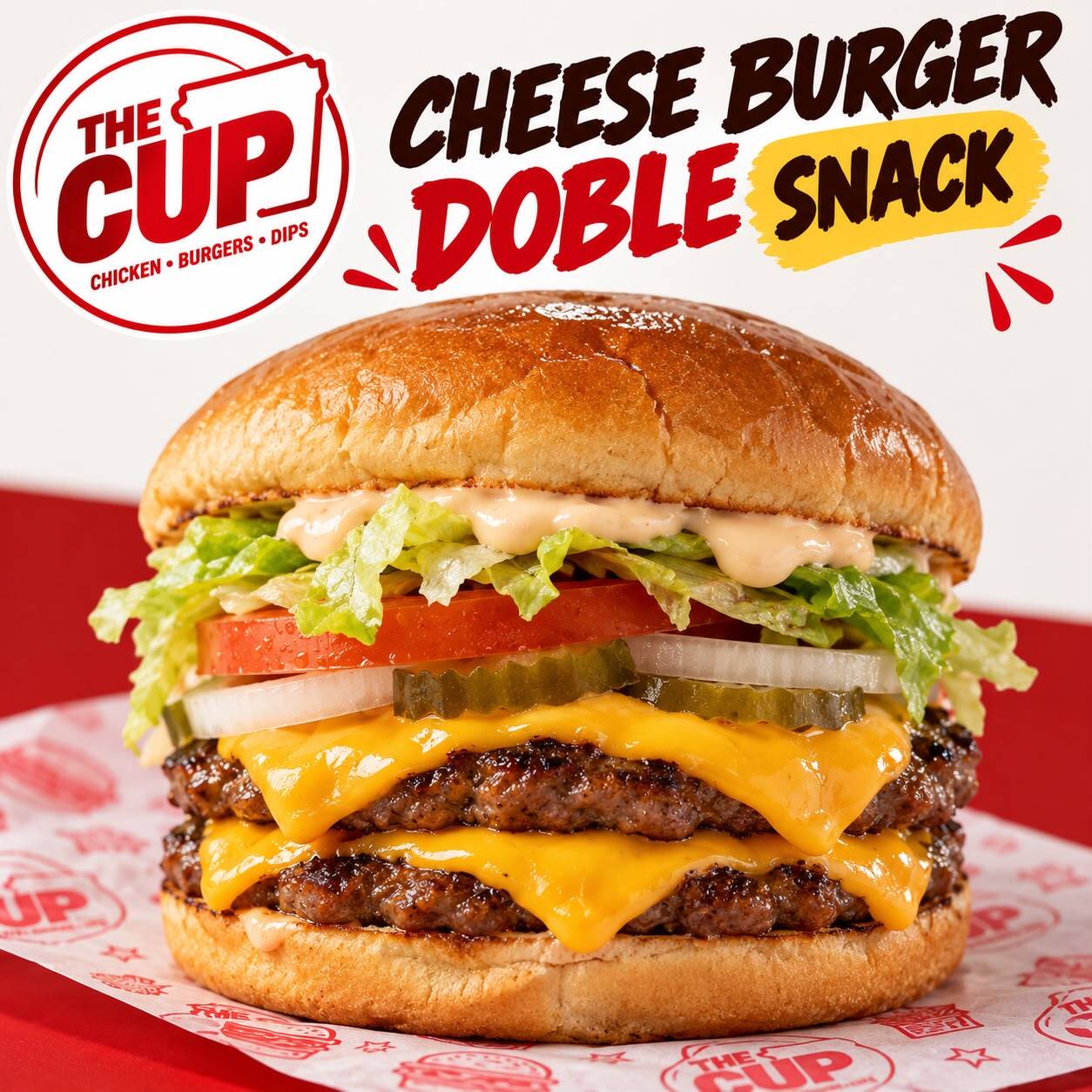Cheese Burger Doble Snack