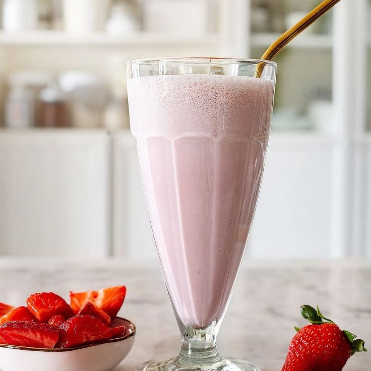 Malteada de Fresa