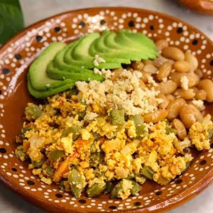 Huevos Rancheros con Frijoles